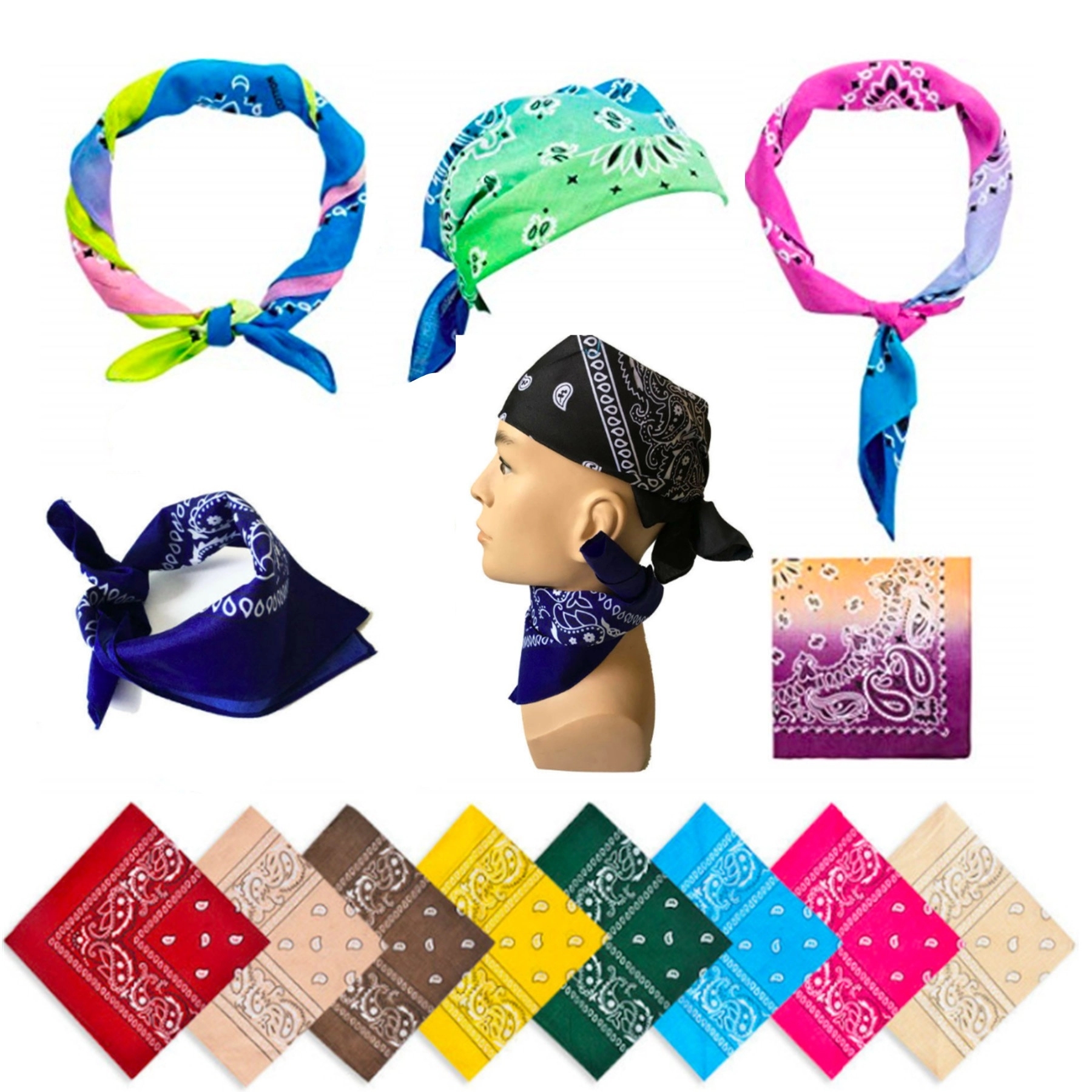 Sublimation Square Bandana Full Color 2