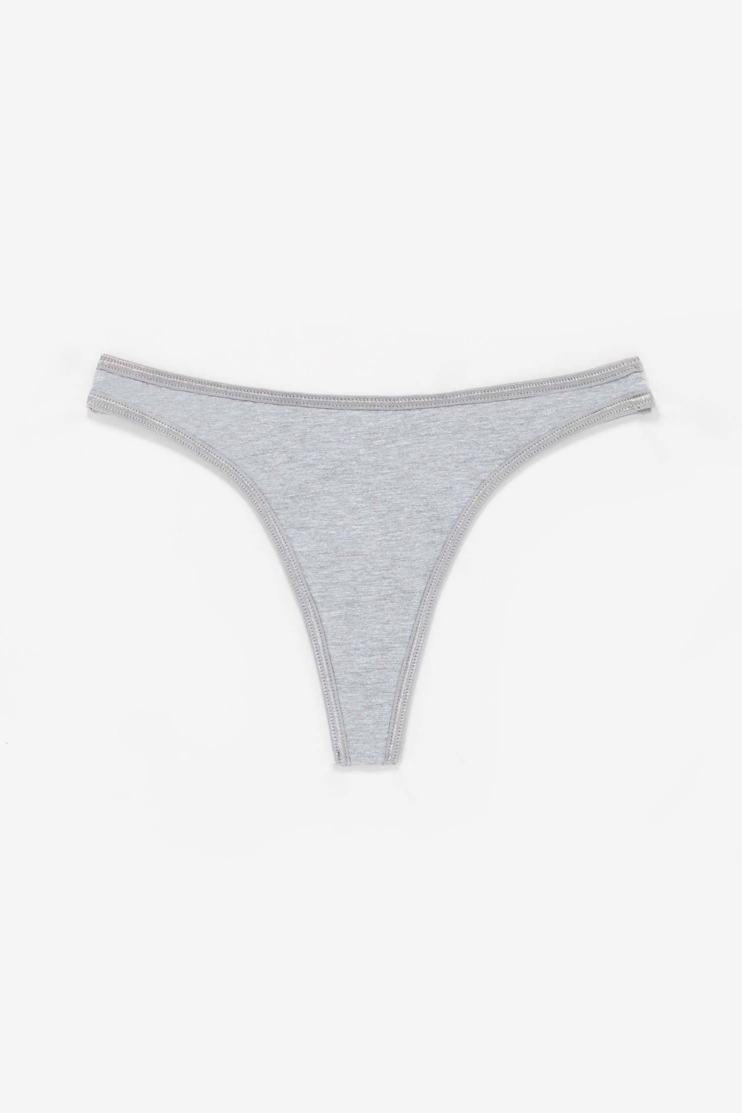 COTTON SPANDEX THONG PANTY 13