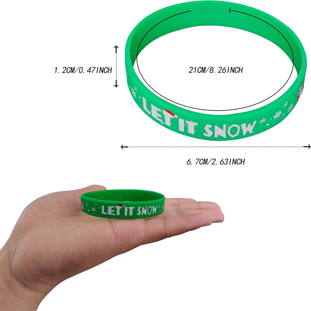 Silicone bracelet wristband 6