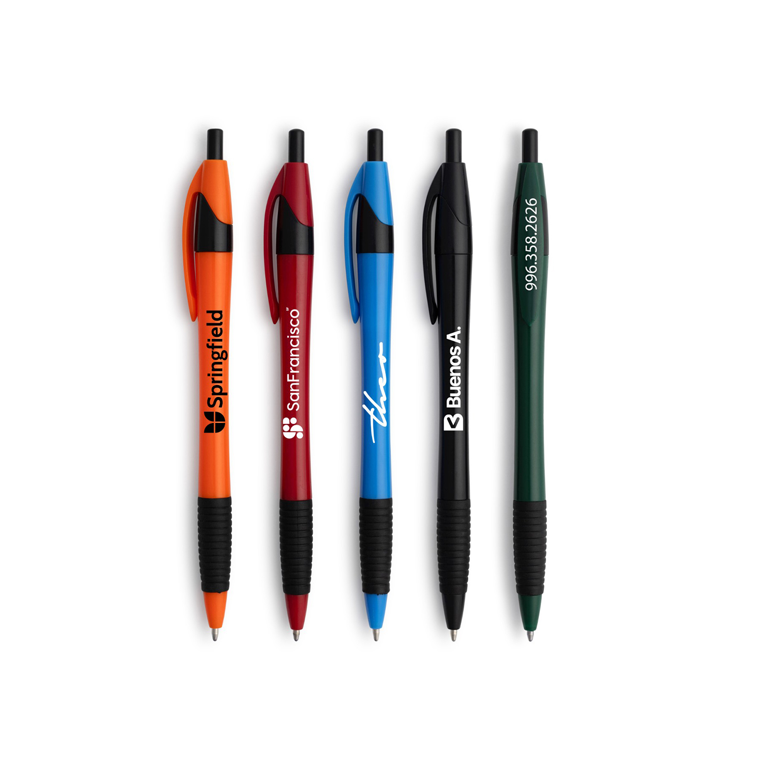 Slimster Gripped Click Pen 10