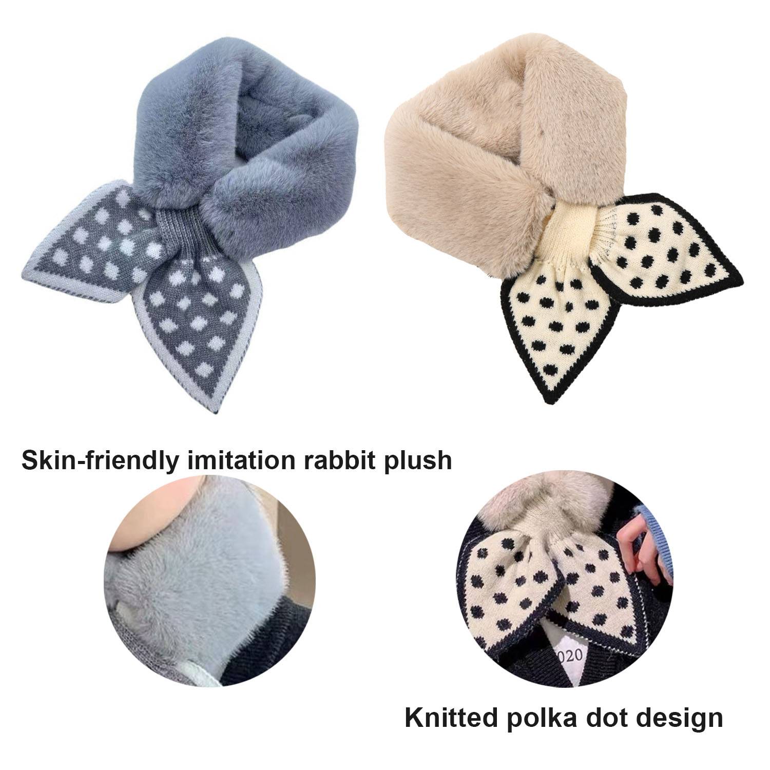 Women Knitted Winter Collar And Scarves 7