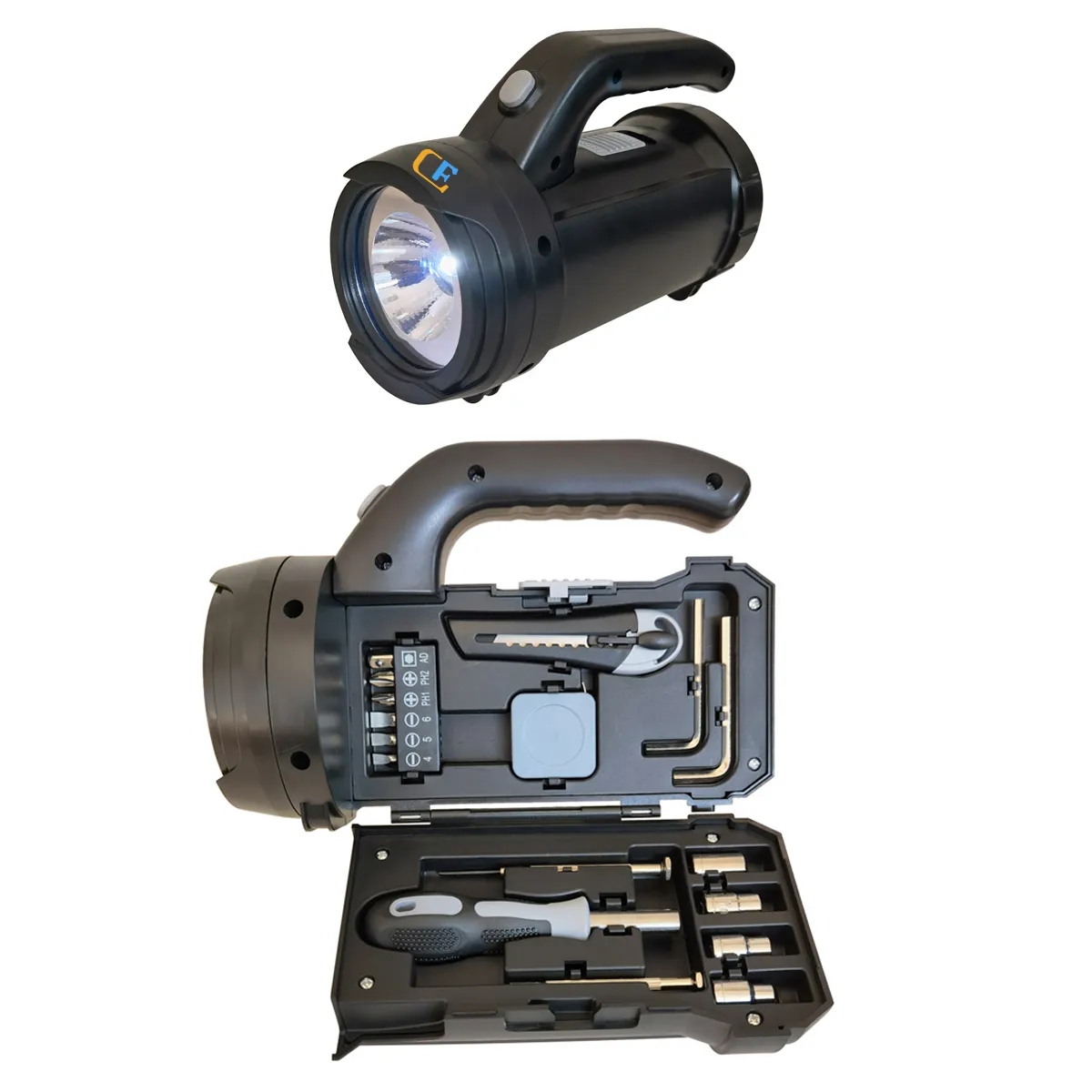 LED Flashlight Household Tool Kit 3