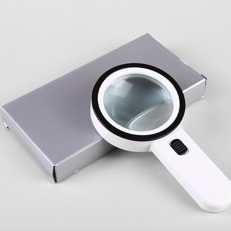 Handheld 30X LED Light High Definition Magnifying Glass 5