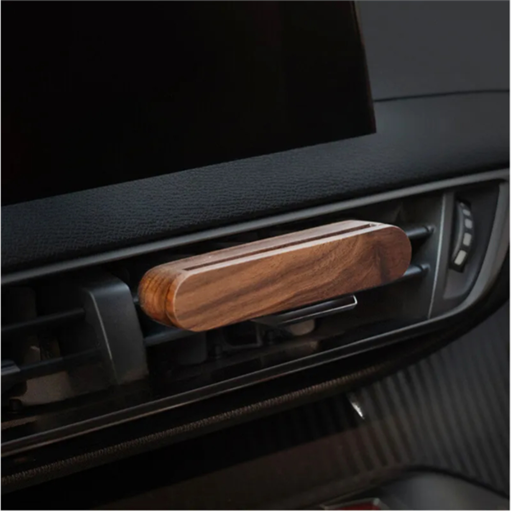 Ventscent Wood Car Air Freshener With Scent Diffuser 4