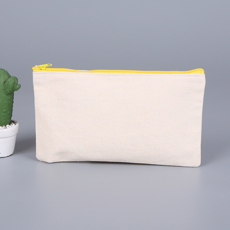 Canvas Zippered Pencil Case 2