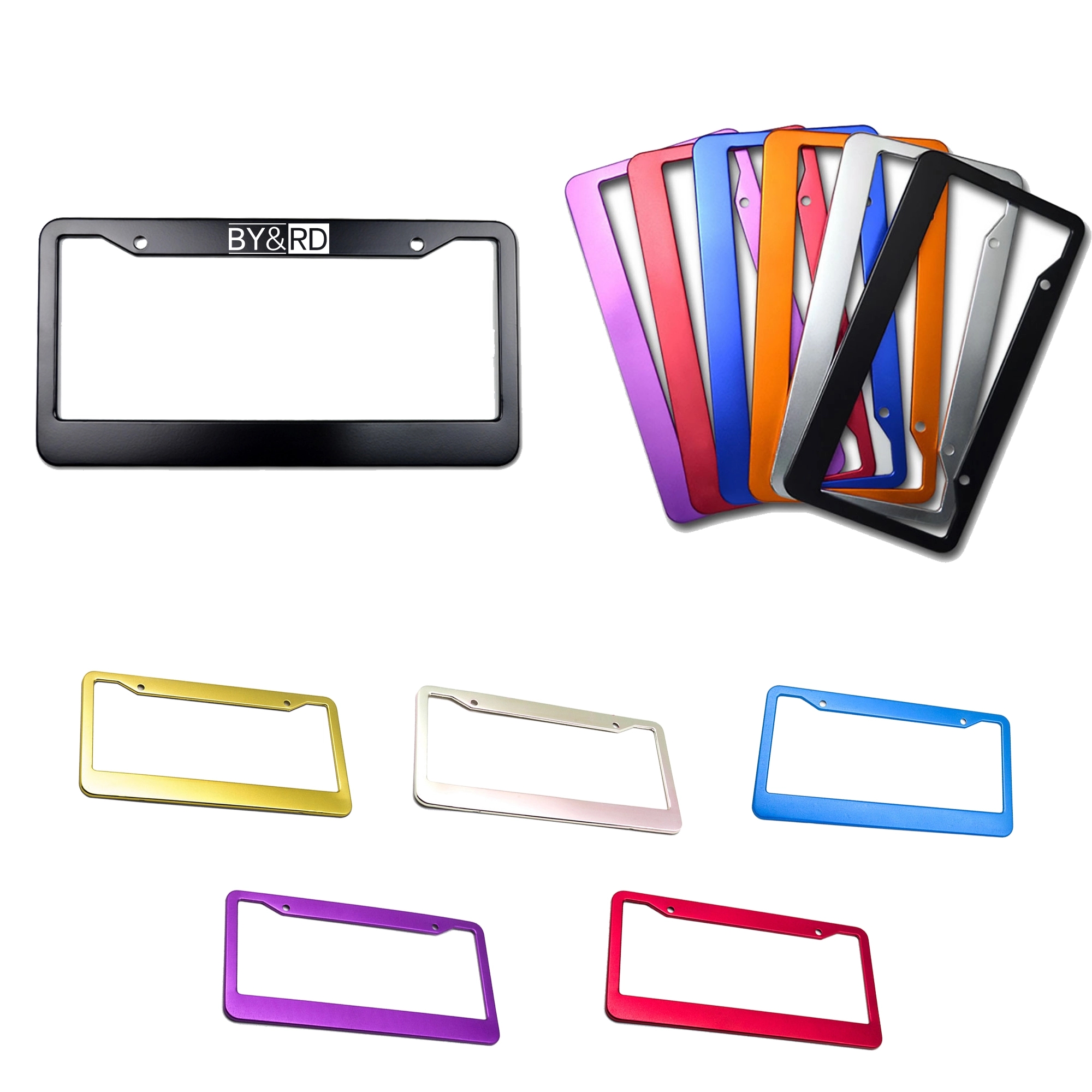 Aluminum Alloy License Plate Frame 1