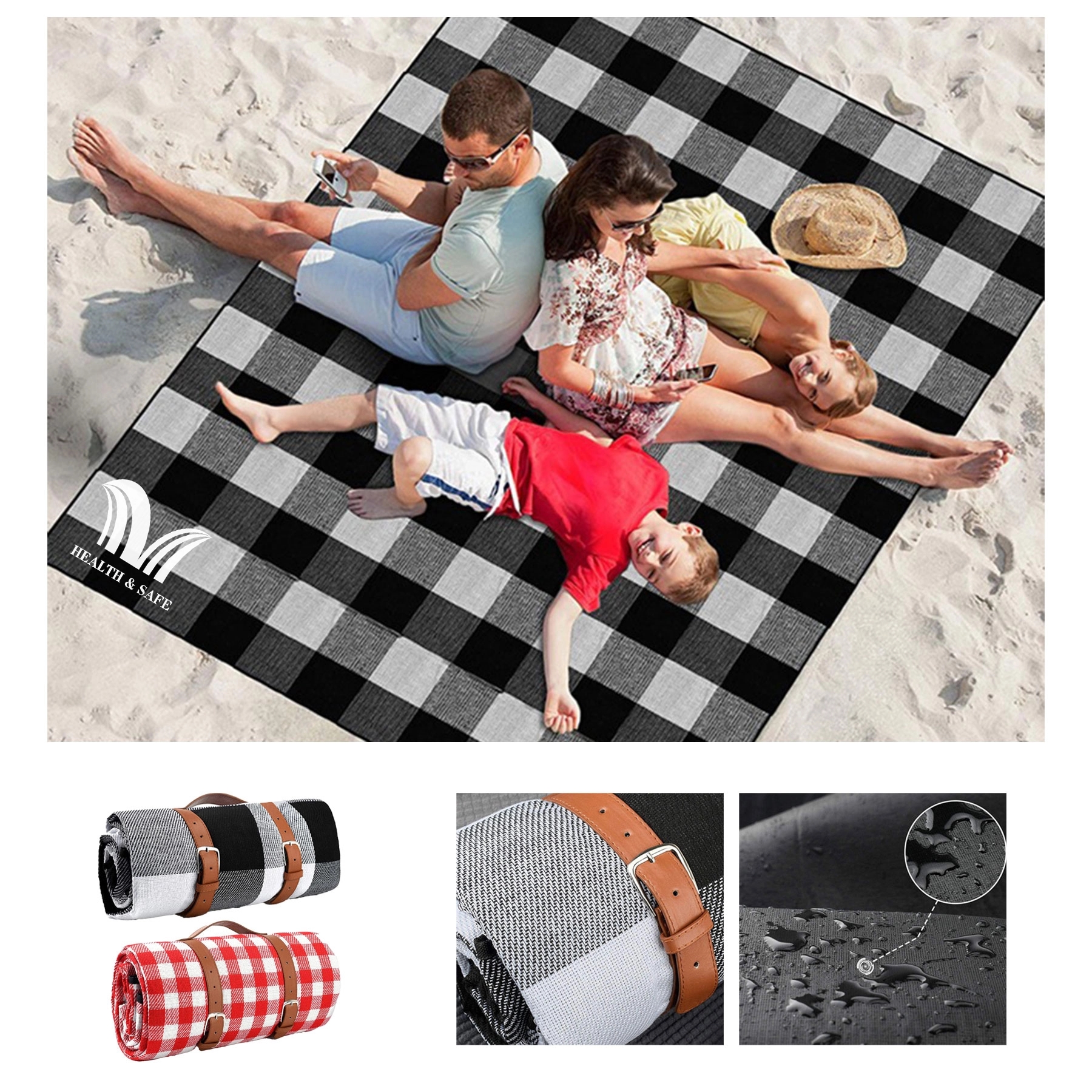 Picnic Outdoor Park Beach Blanket for Camping 1
