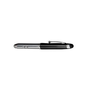 3 In 1 Stylus Tip Ballpoint Metal Pen With LED 2