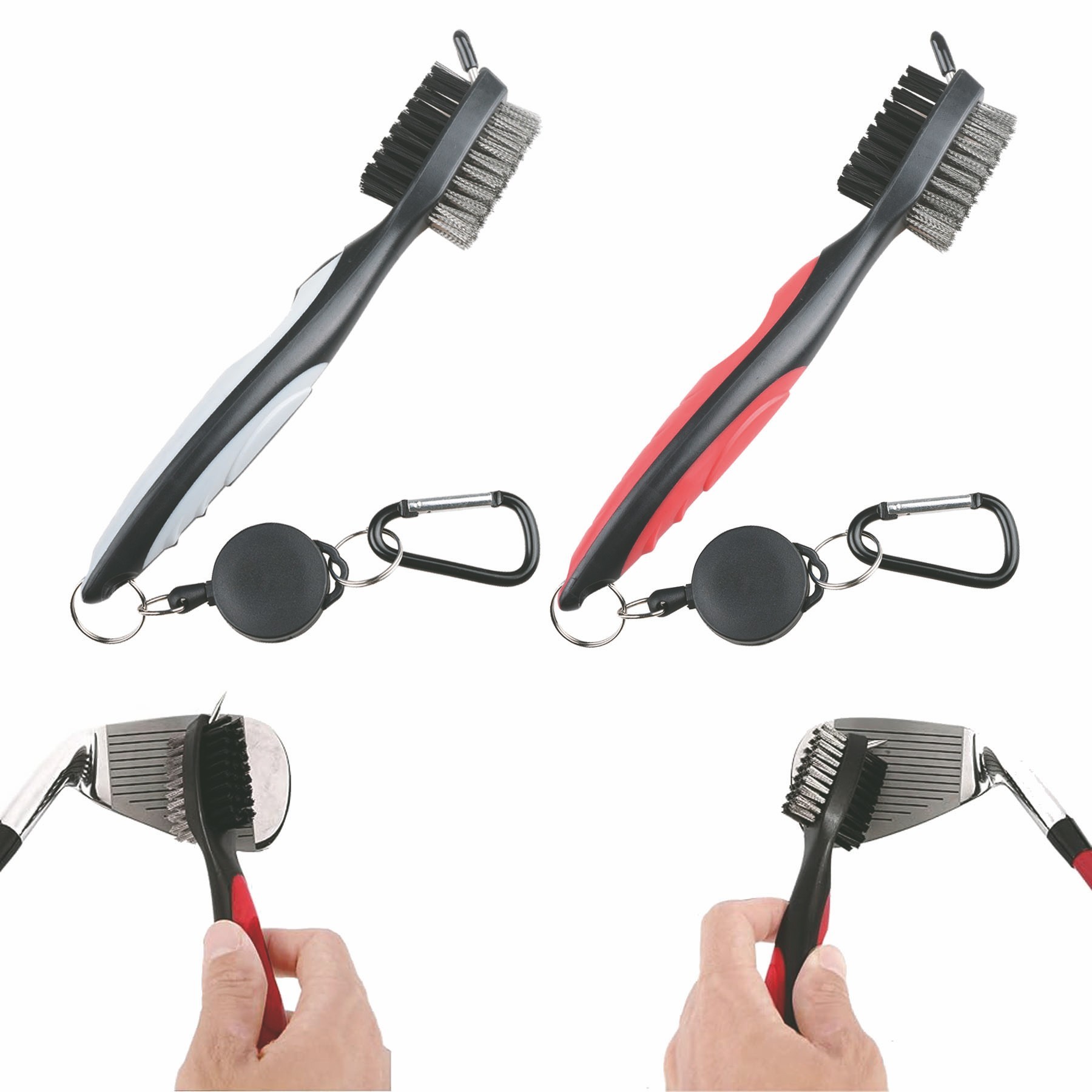 3-In-1 Golf Club Cleaning Brush 2