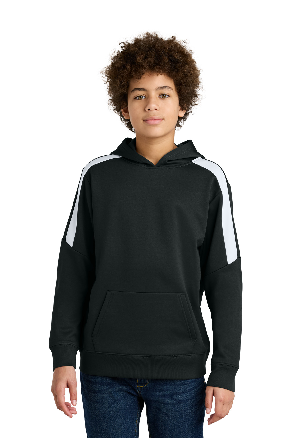 Sport-Tek Youth Sport-Wick Fleece United Pullover Hoodie YST255 64