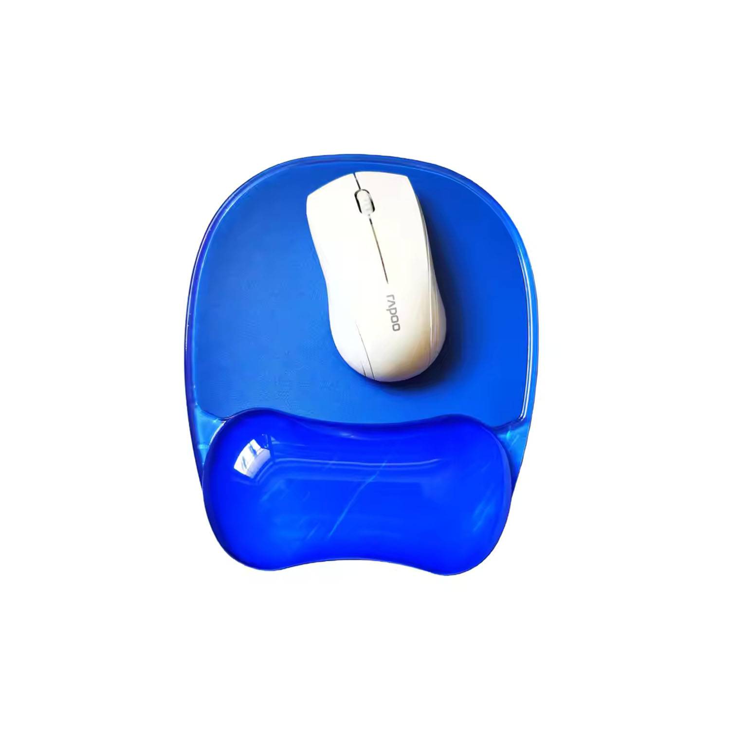 PU Leather Mouse Pad with Silicone Wrist Rest 5