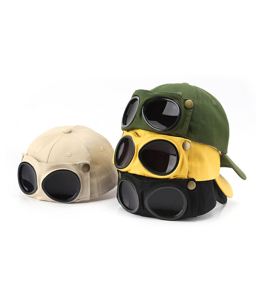 Vintage Pilot Sunglasses Baseball Cap 2
