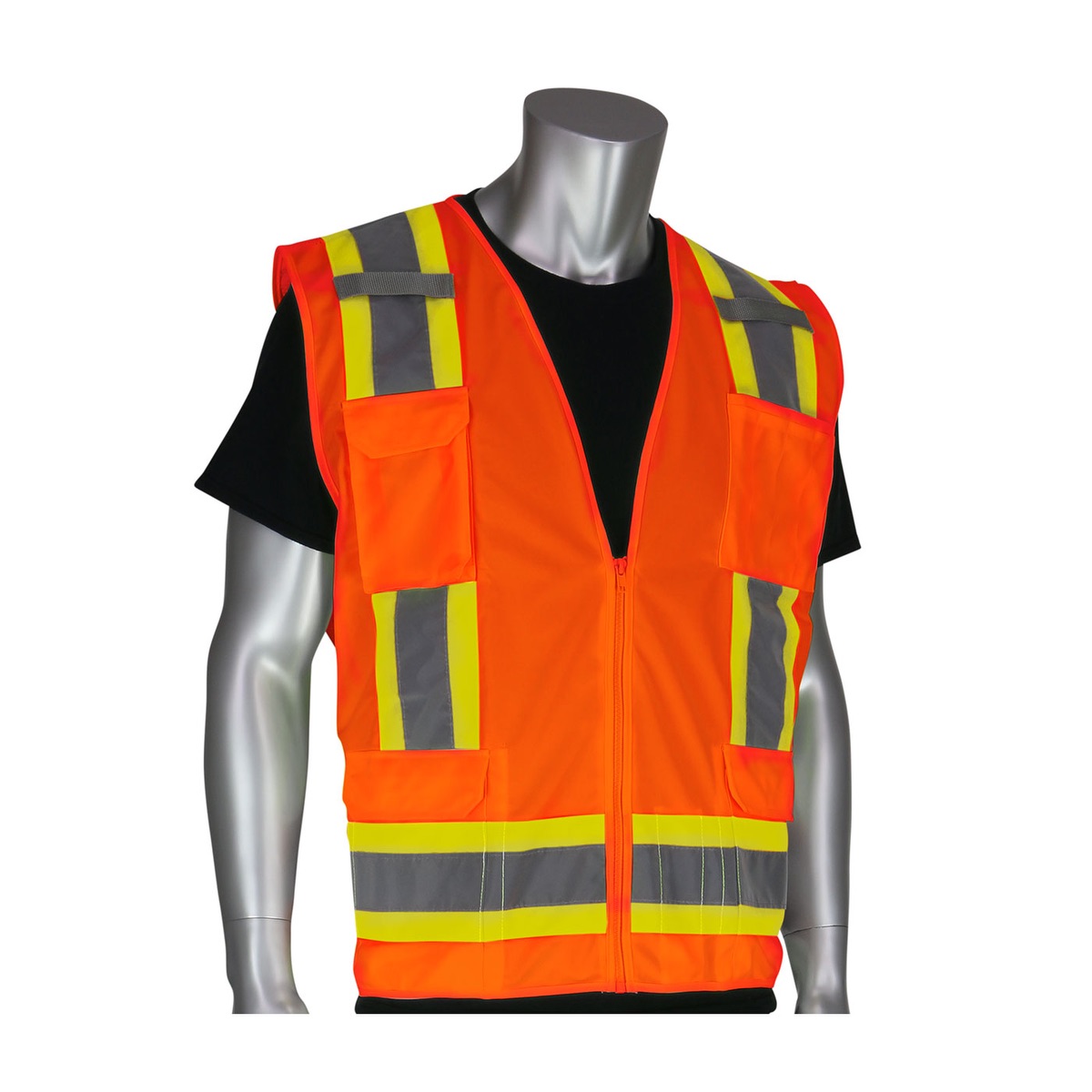 Two Tone 6 Pocket Surveyors Vest 5