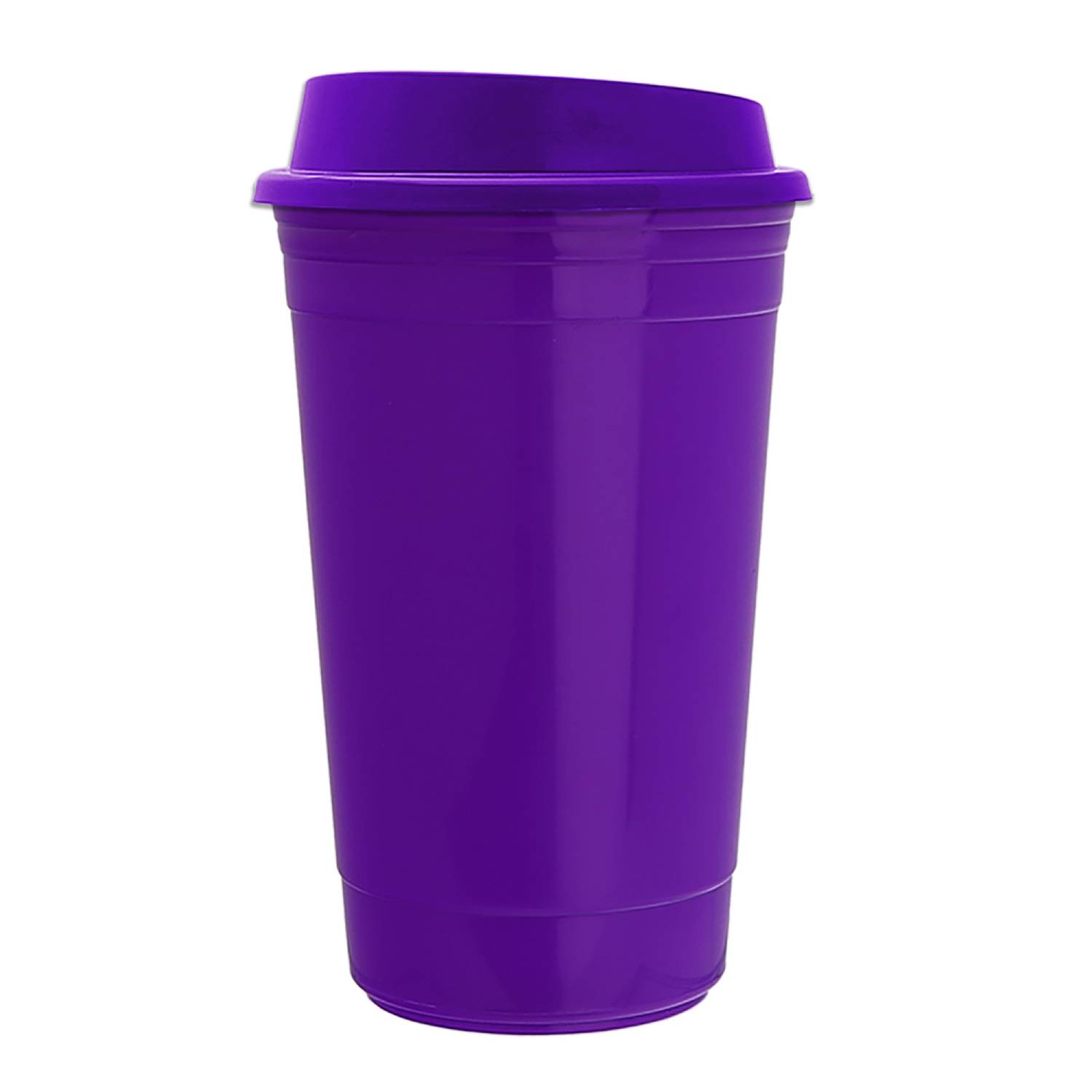 Double Wall Insulated Travel Tumbler with Lid, 16 oz. 2