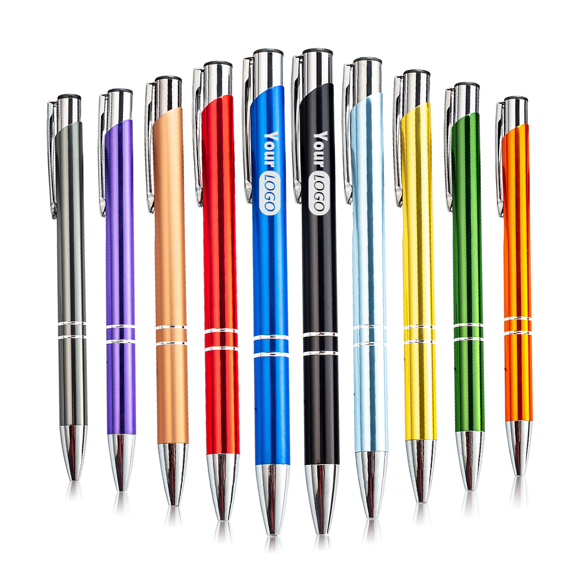 Aluminum Push-Button Writing Pen 2