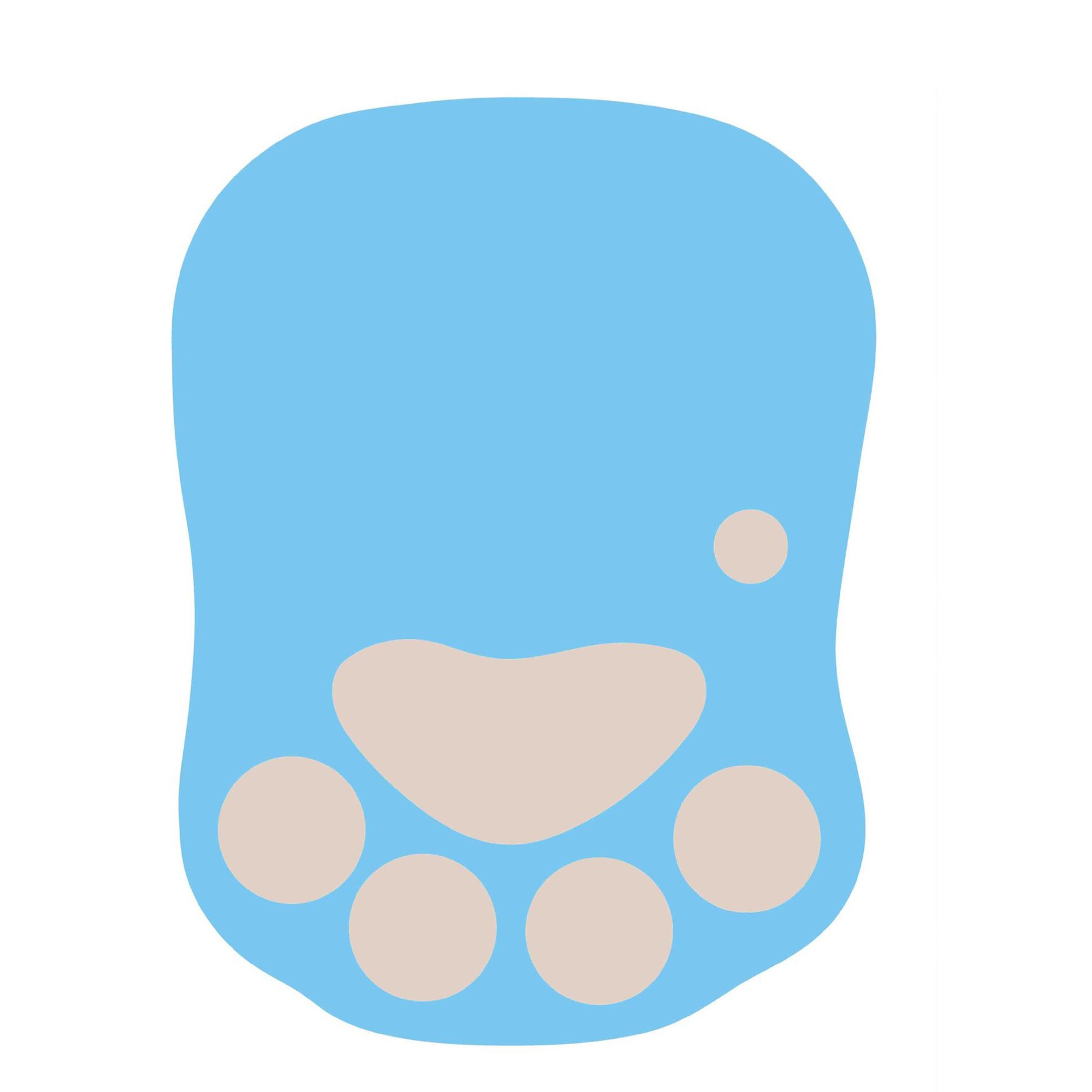 Cat Paw Mouse Pad With Wrist Support 14