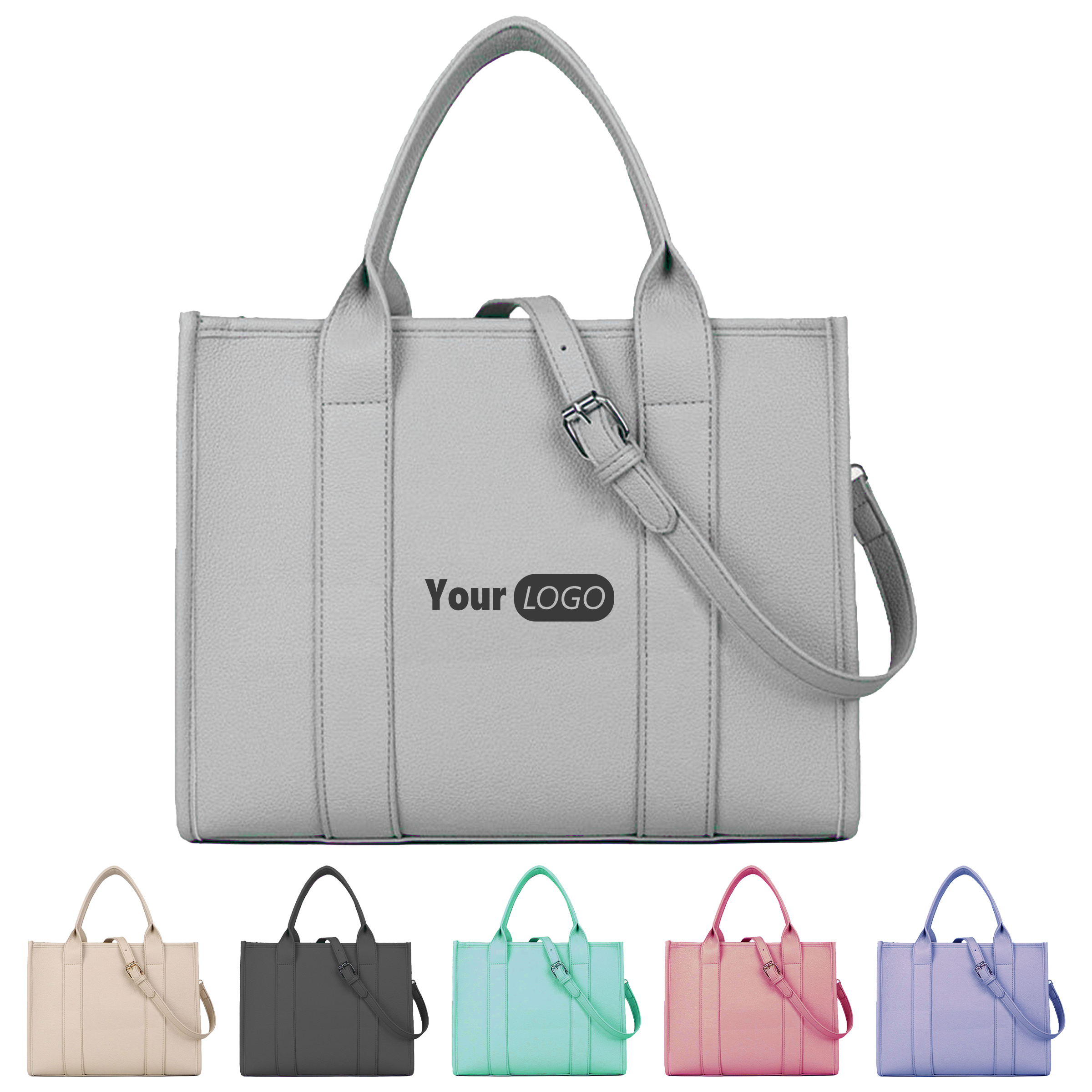Pu Multi Functional Large Capacity Handbag For Travel And Other Occasions 2