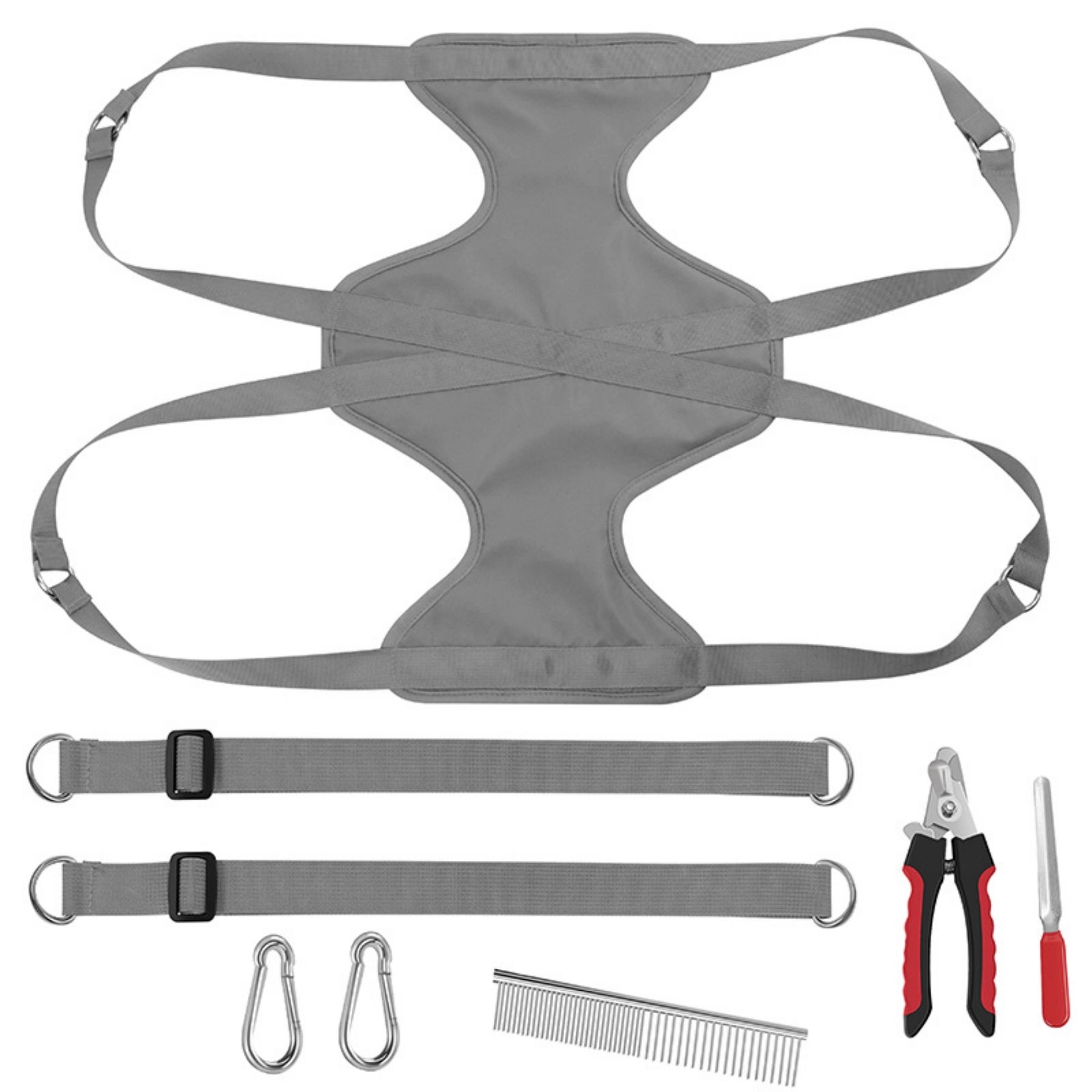 Pet Dog Grooming Hammock Harness Restraint Bag Nail Clippers 2