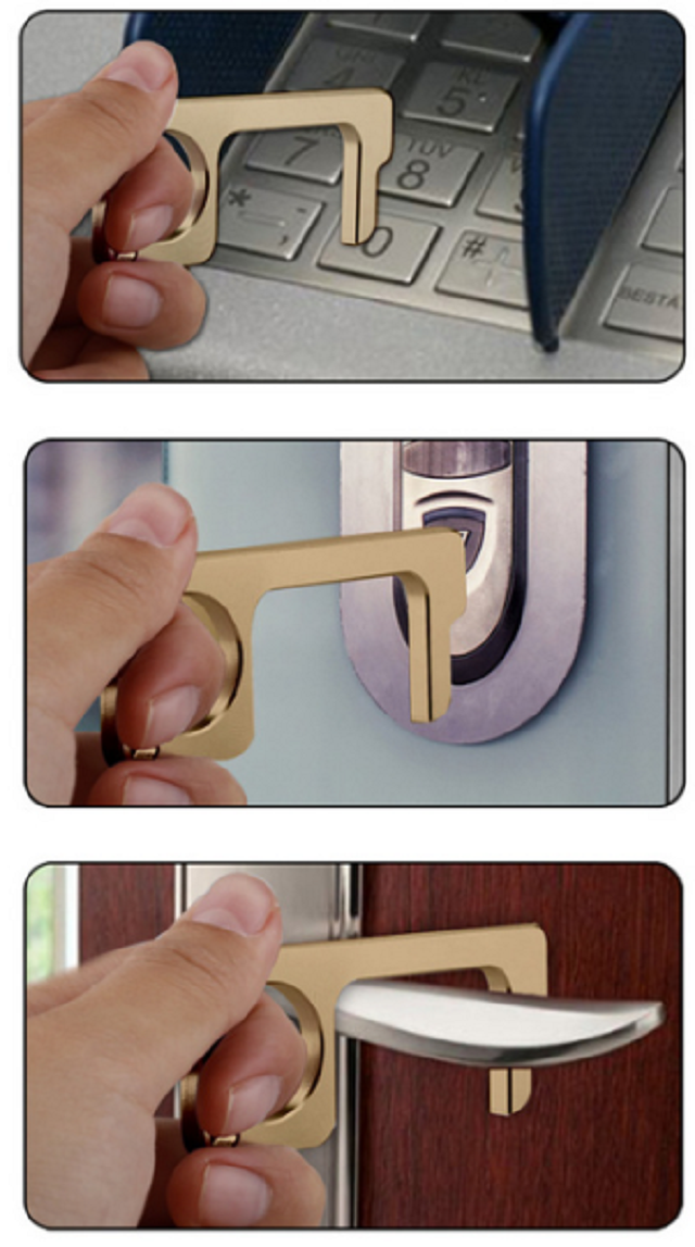 Contactless Door Opener Keychain 2