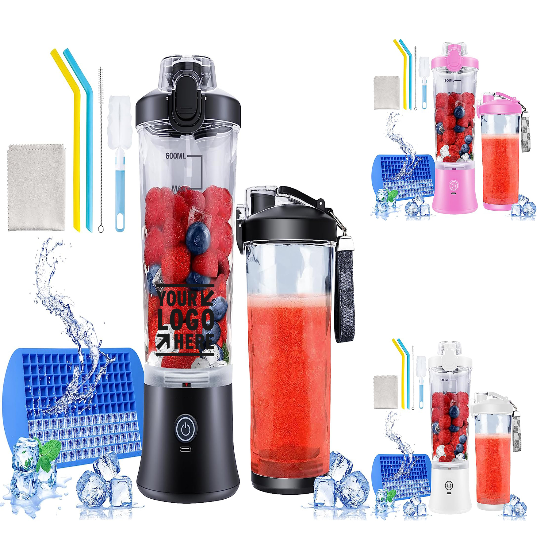 20 Oz Multifunctional Portable Blender Set 1