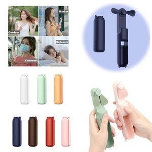 USB Rechargeable Foldable 3 In 1 Handheld Mini Fan 2