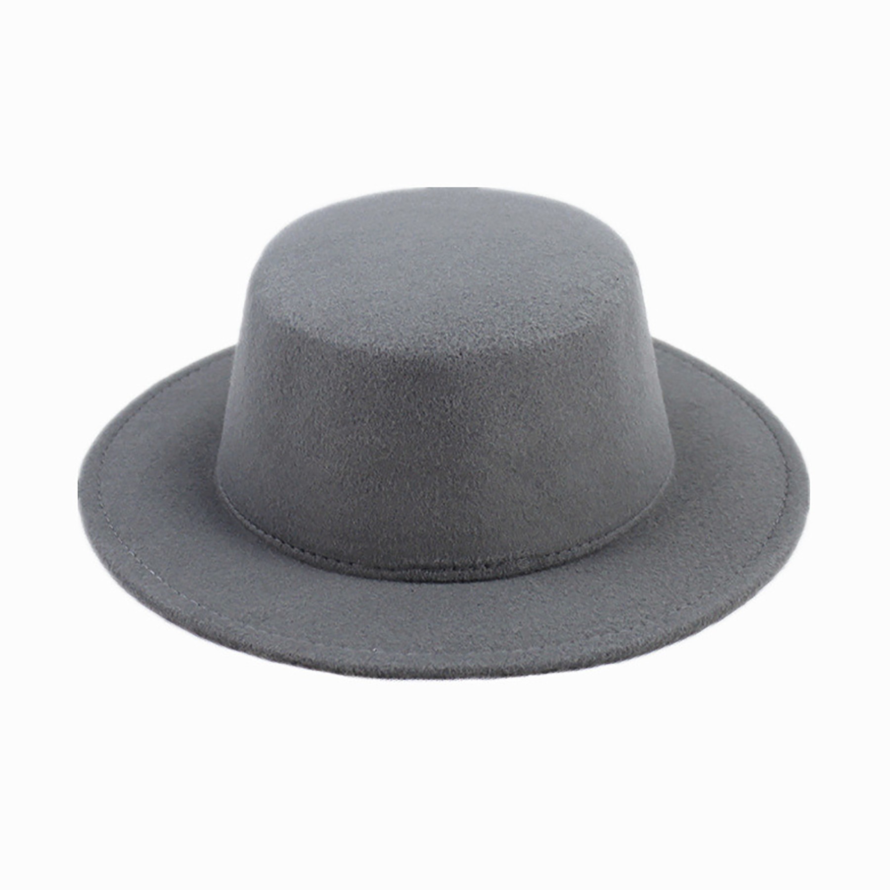 Fedora Hat Brim Flat 12