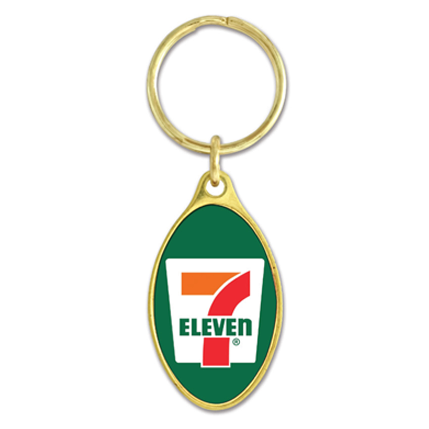 Brass Key Tag With Laminate 1