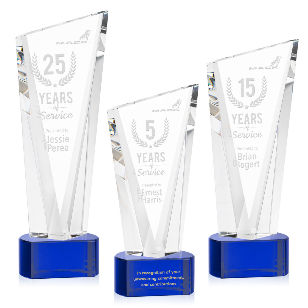 Plymouth Award on Paragon Base - Blue 6