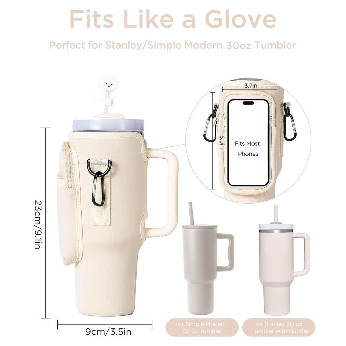 Water Bottle Carrier Bag For  40/30 oz Tumbler 3