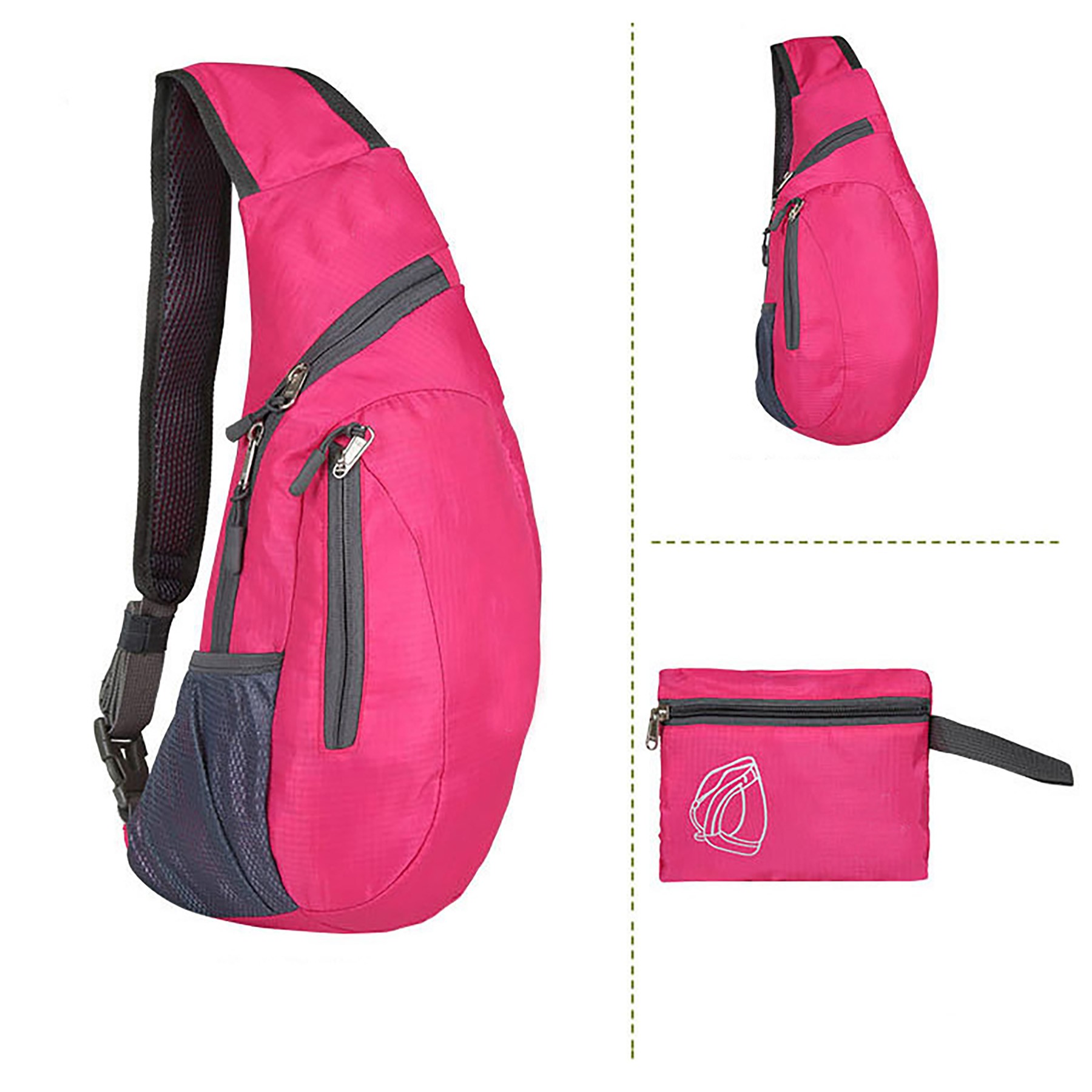 Fashion Travel Outdoor Foldable Shoulder Bag 6