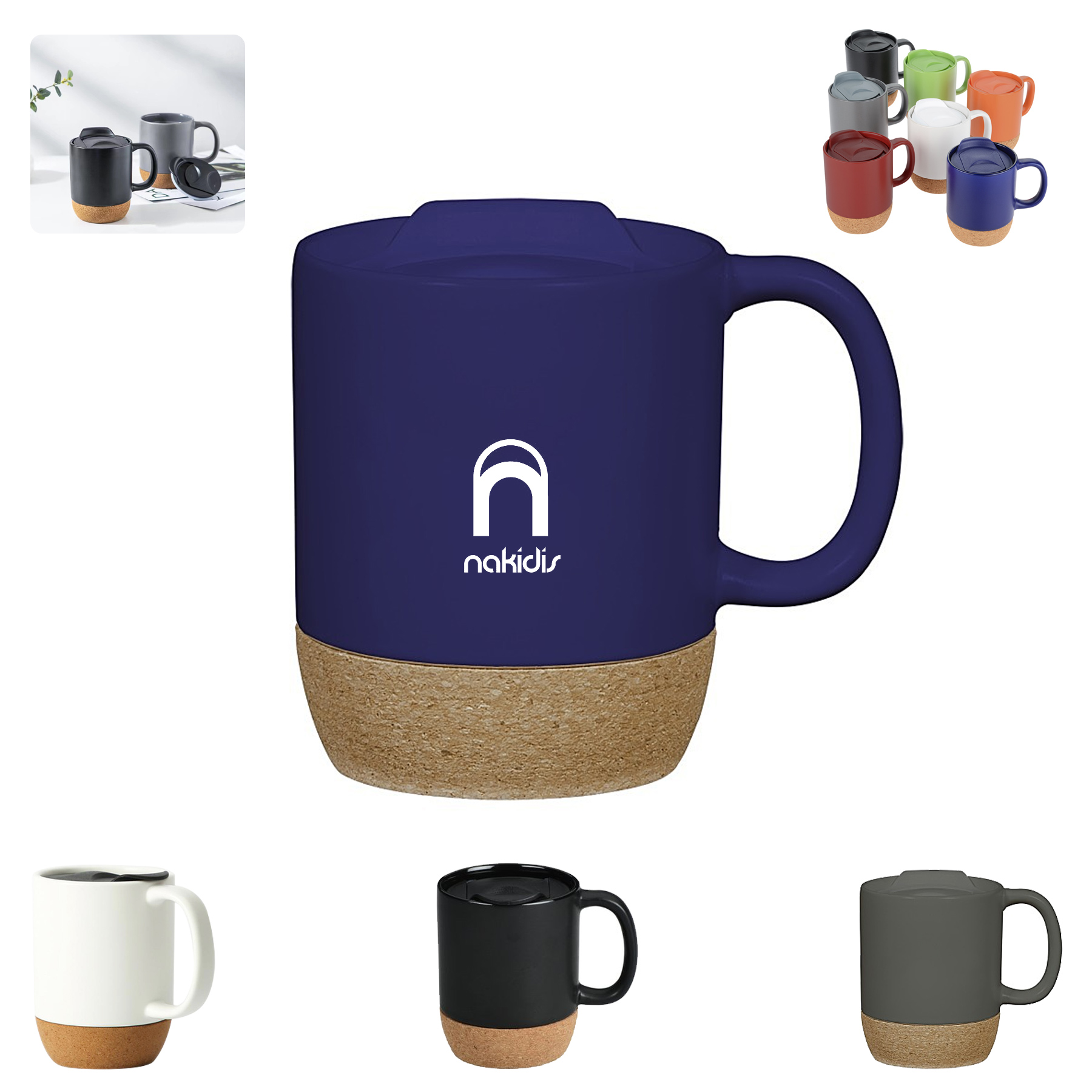 Cork Bottom Ceramic Mug 1