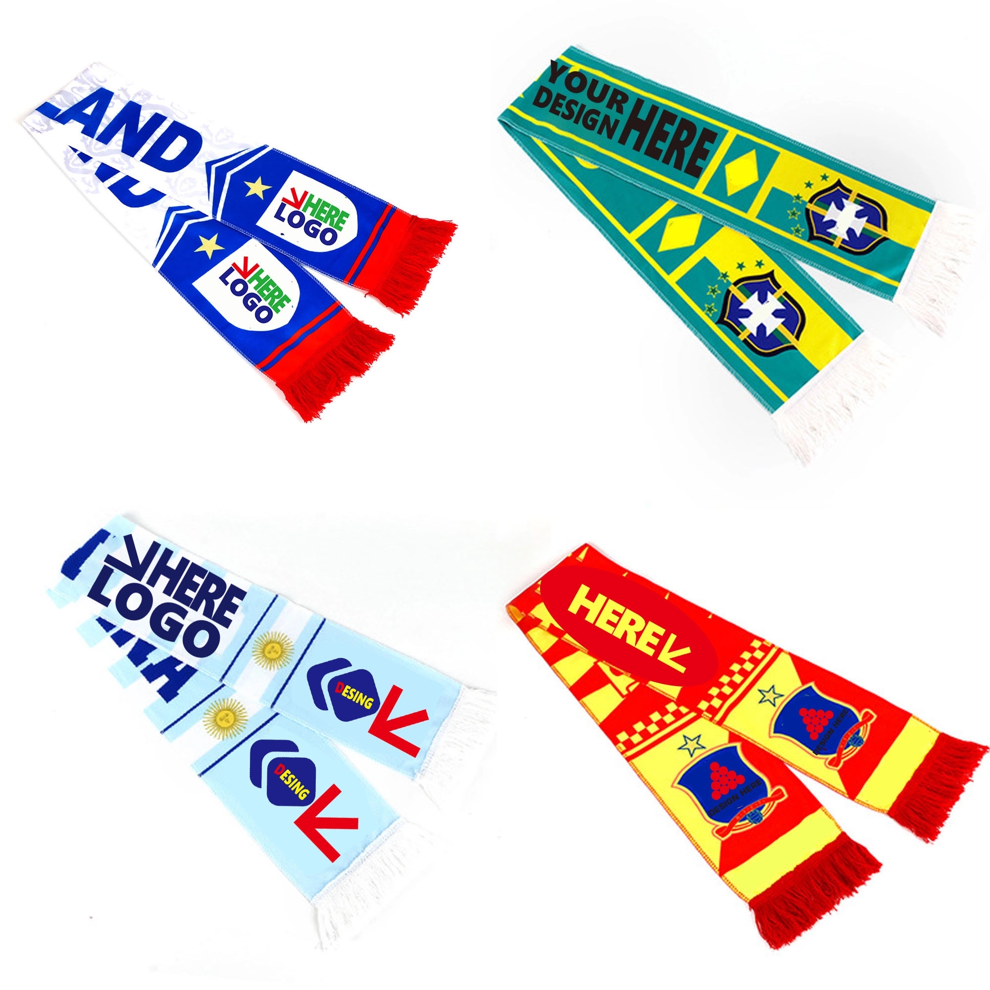 Soccer Fans Knit Scarf 5