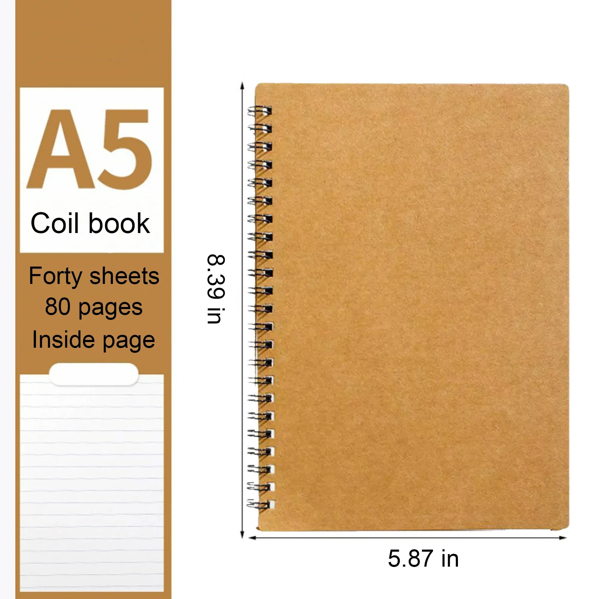 A5 Coil Notebook with logo 5