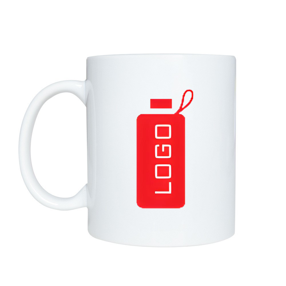 White 11oz Ceramic Mug 2
