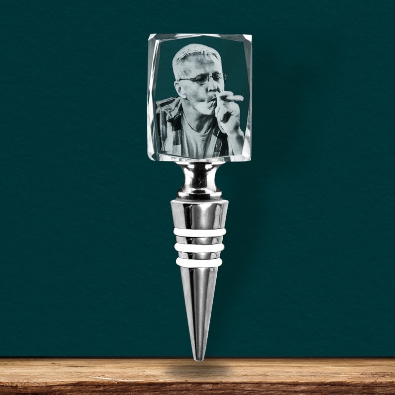3D Crystal Wine Stopper 2