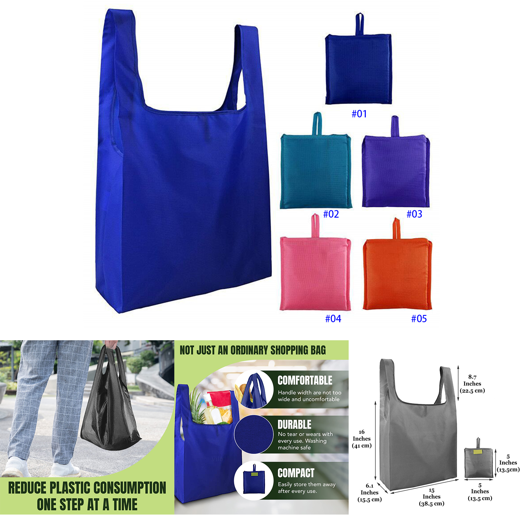 Reusable Grocery Shopping Bags 2