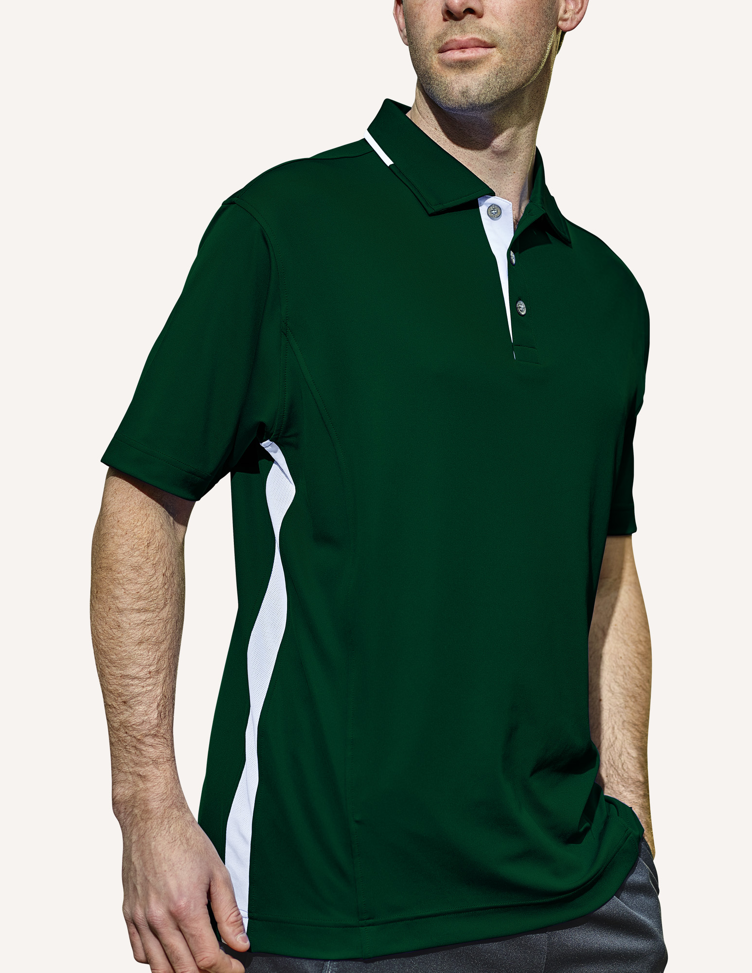 Men's Vanguard Hybrid Interlock Knit Polo Shirt 4