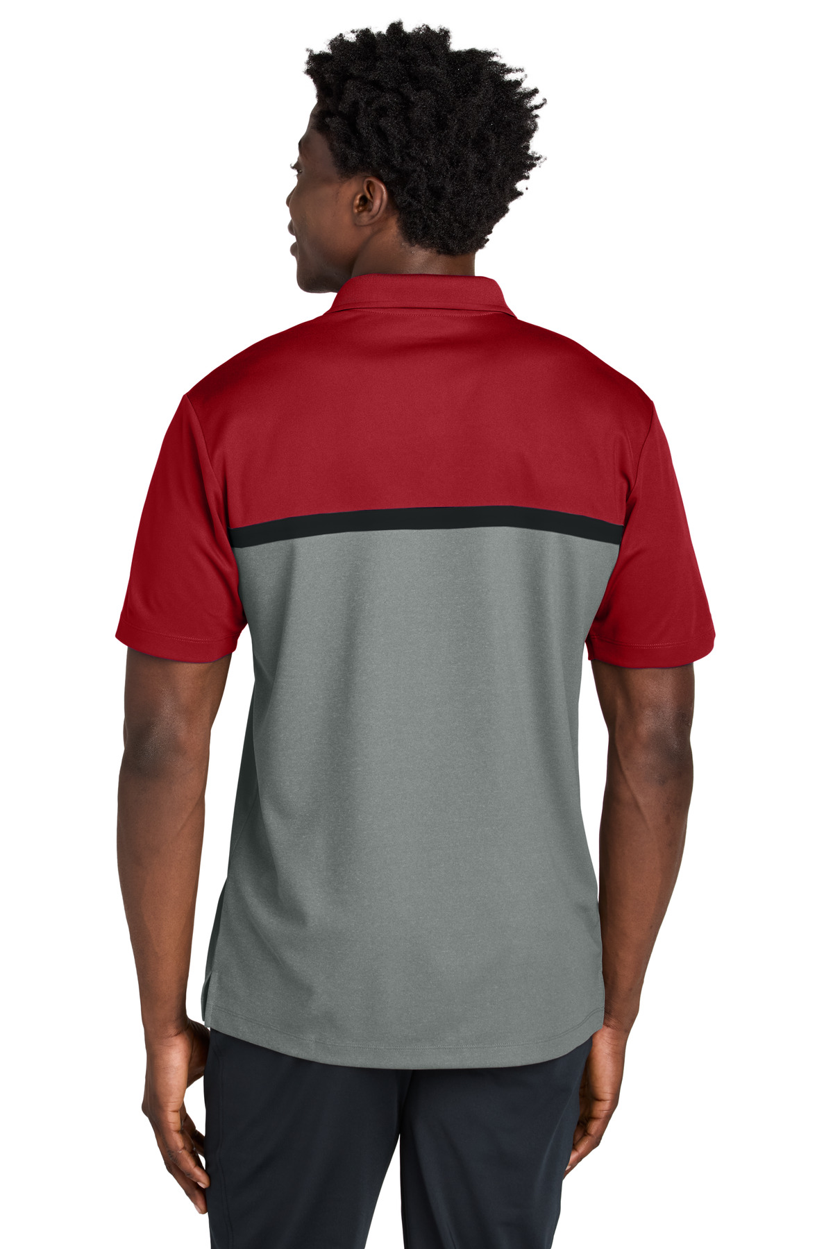 Sport-Tek UV Micropique Colorblock Polo ST741 35