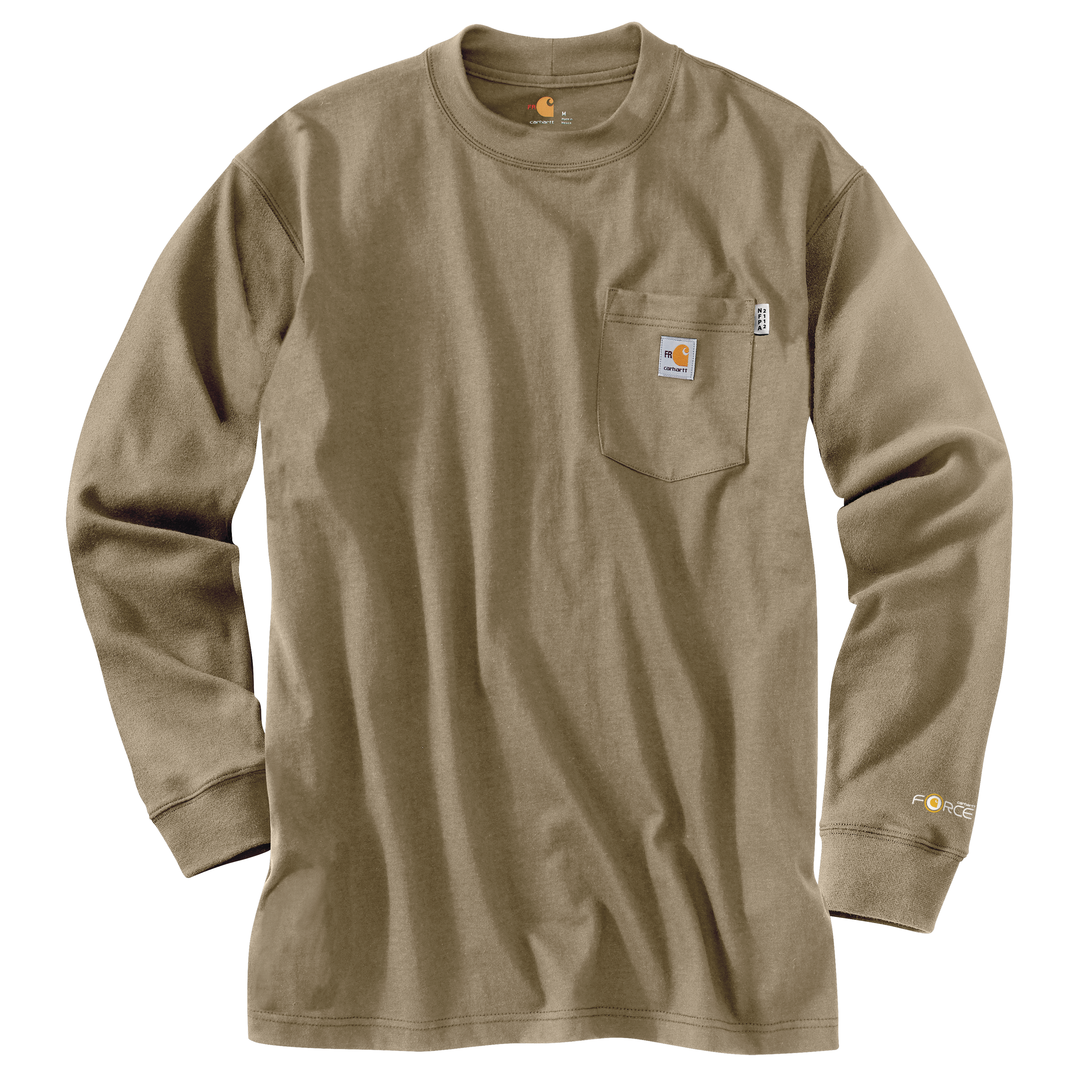 Carhartt 100235 Mens Flame Resistant Force Loose Fit Midweight Long-Sleeve Pocket T-Shirt 5