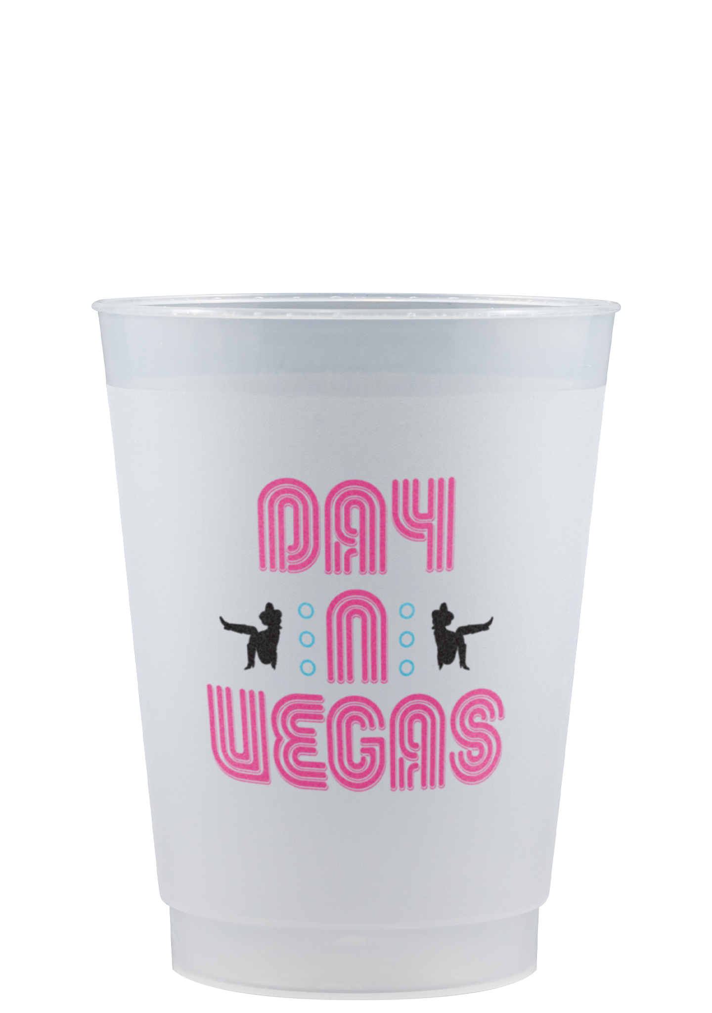 10 oz Frost-Flex Plastic Cup Frosted Hi-Speed Print 1