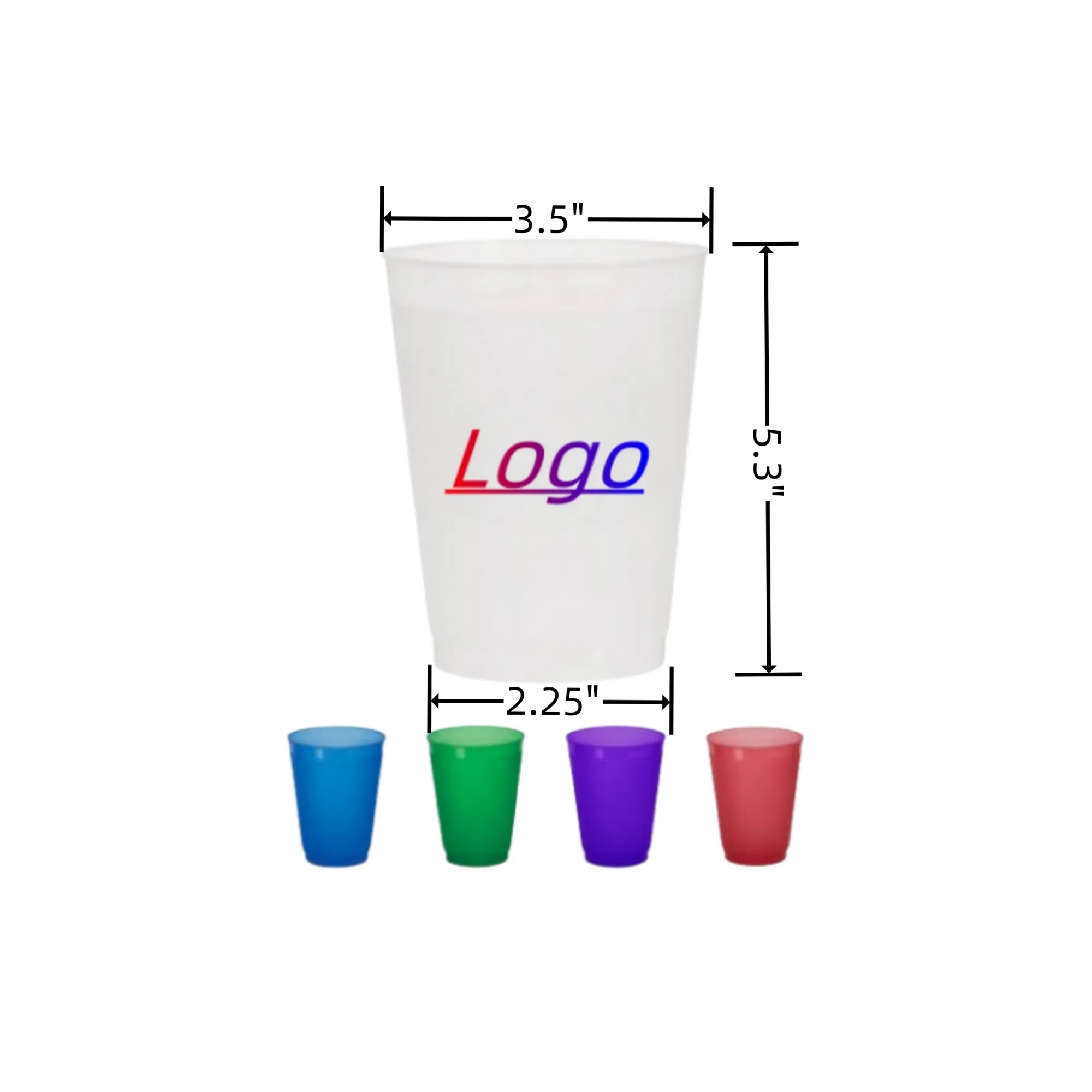 16 oz. Plastic Stadium Cup