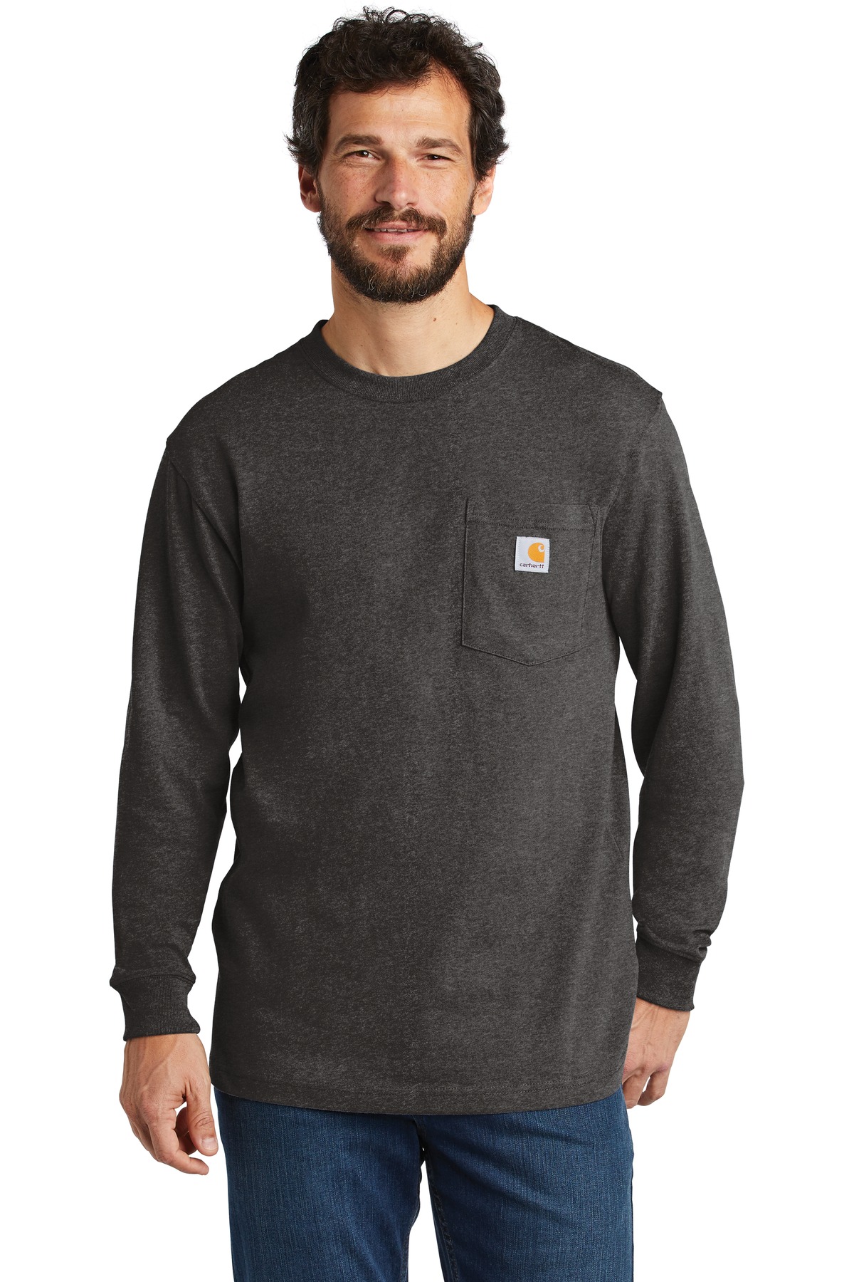 Carhartt Workwear Pocket Long Sleeve T-Shirt. CTK126 16