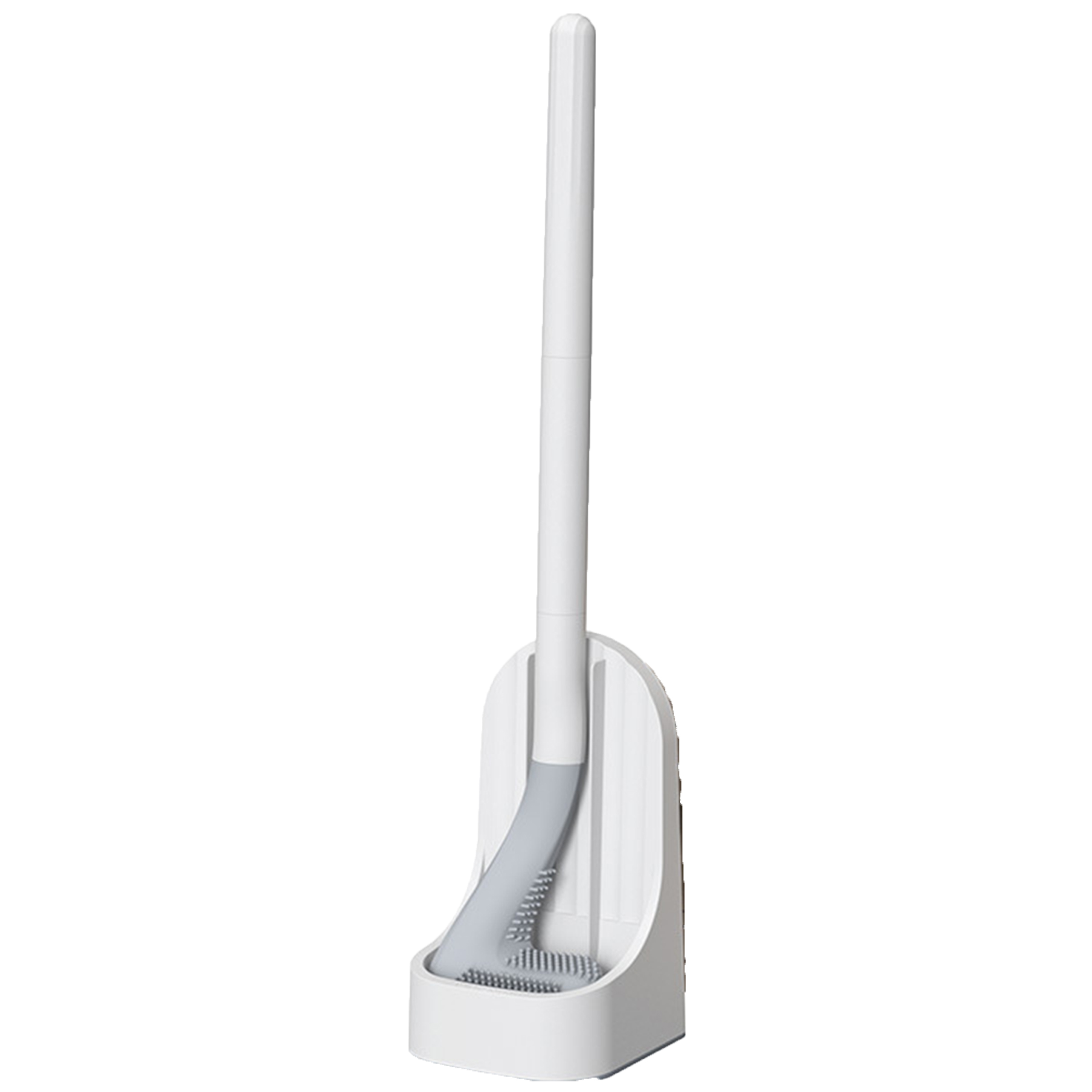 Plastic Long Handle Toilet Cleaning Brush With Base 9