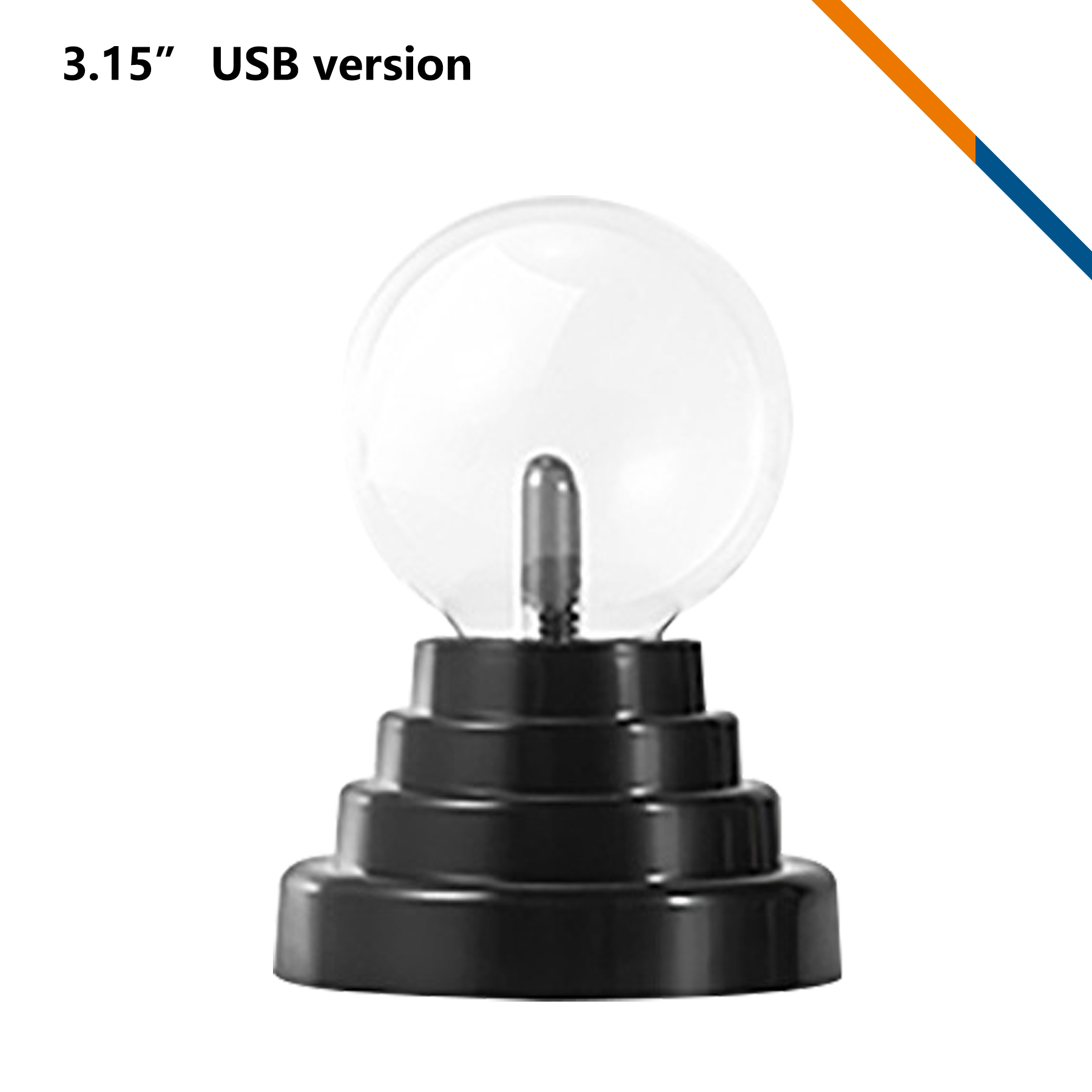 LumiFun Touch Sensitive Plasma Ball Night Light 5
