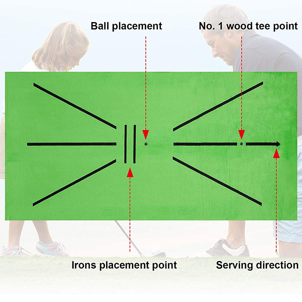 Indoor Golf Swing Testing Training Pad 6