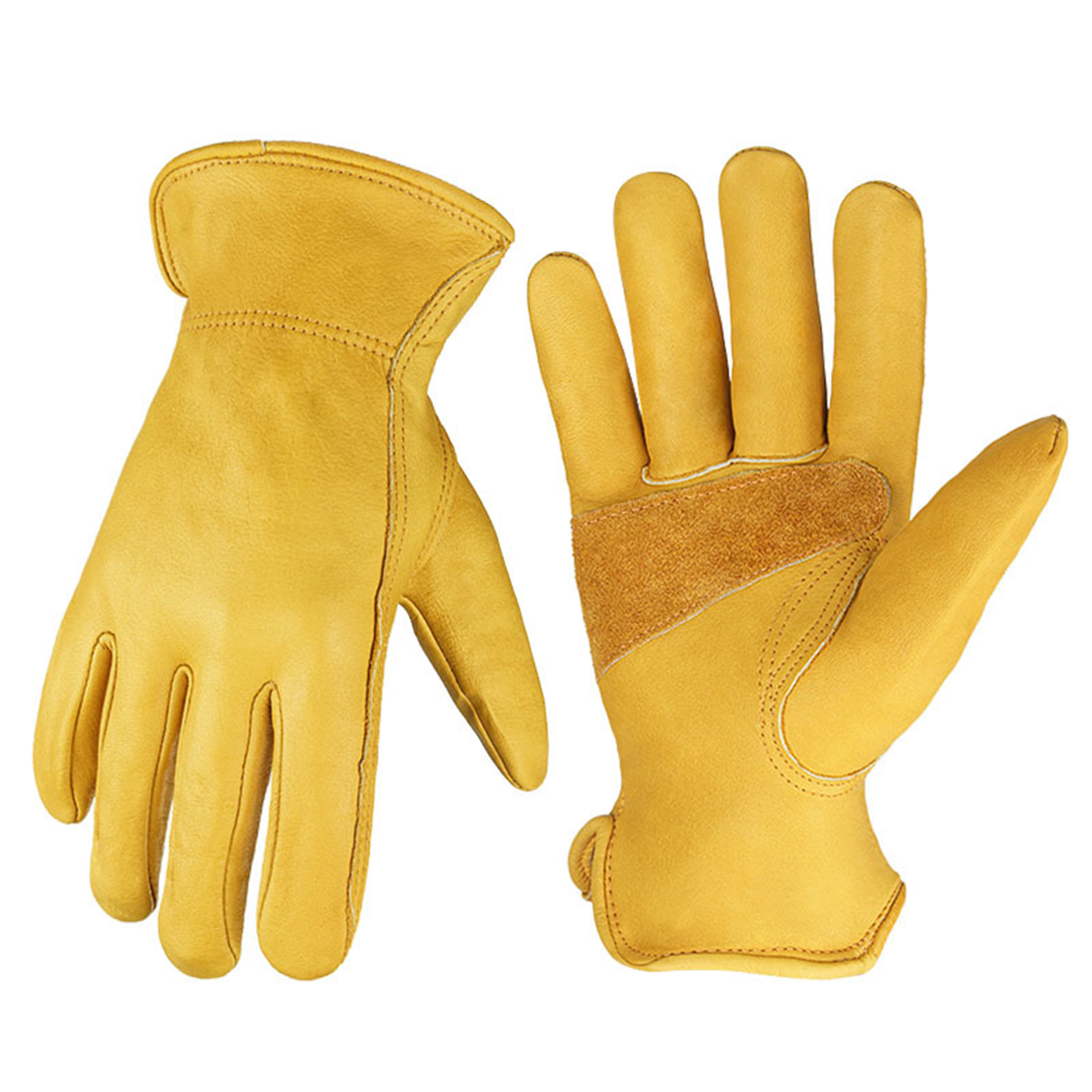 Cowhide Horticultural Planting Protective Gloves 8