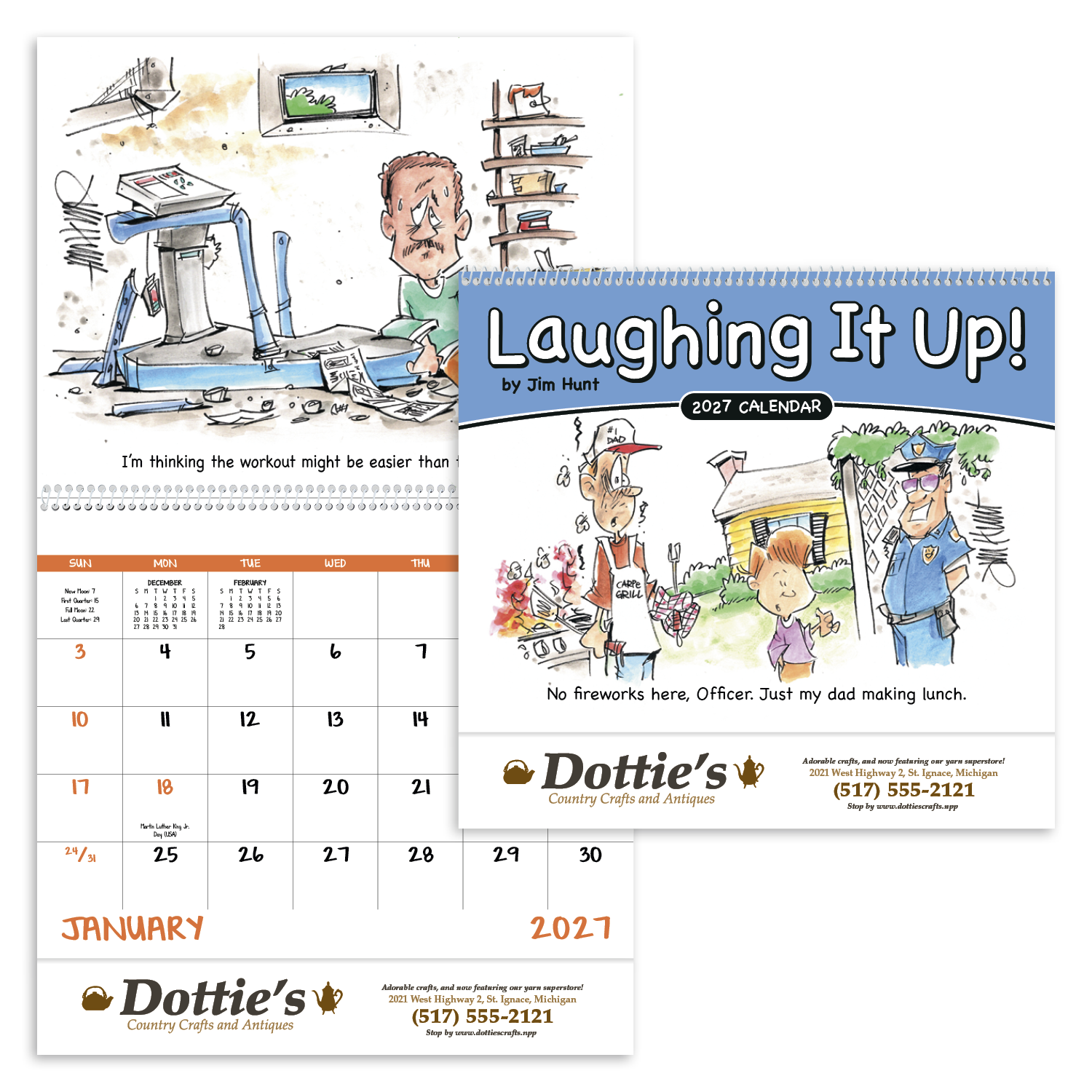 Good Value™ Laughing It Up! - Spiral Calendar 34