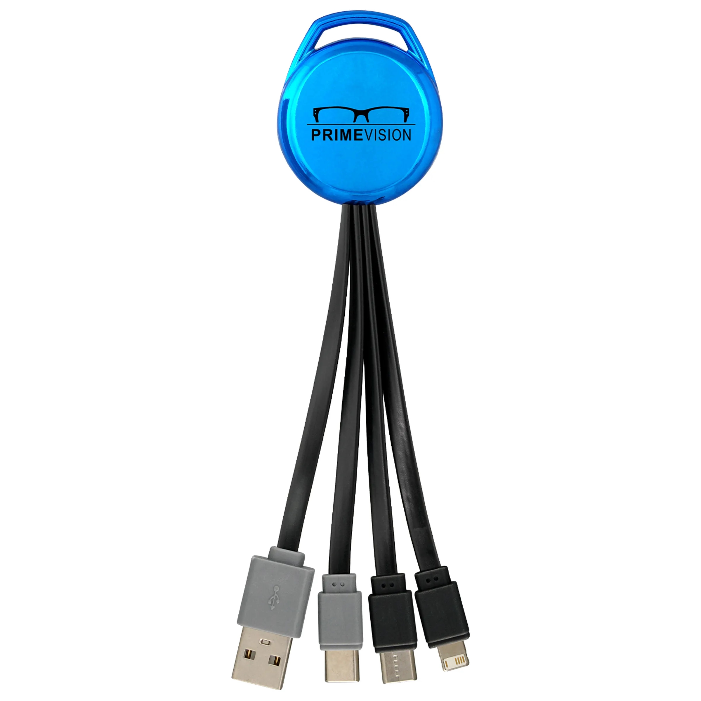 Metallic Vivid Dual Input 3-in-1 Charging Cable 11