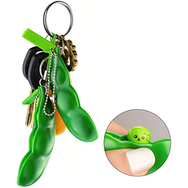 Fidget Toy Keychain Extrusion Bean 2