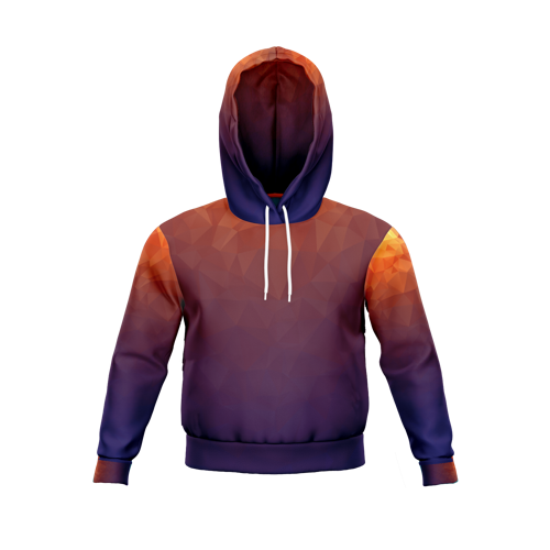 Unisex & Kids' Sublimation 310G Fleece-Lined Cropped Hoodie 2
